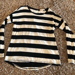 Hippie Rose black and white striped long sleeve